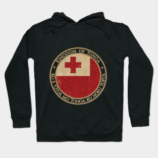 Vintage Kingdom of Tonga Oceania Oceanian Flag Hoodie